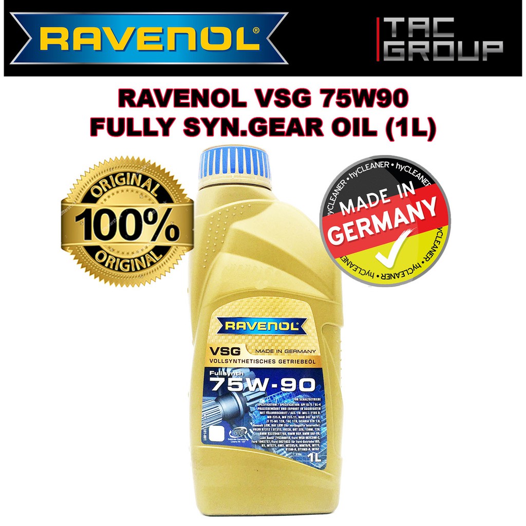 RAVENOL VSG SAE 75W90 Gear Oil (1L) | Shopee Malaysia