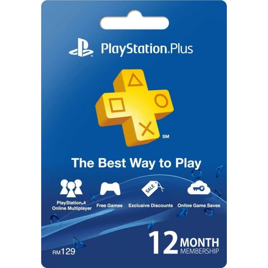 PLAYSTATION PLUS 12 MONTHS MEMBERSHIP (MALAYSIA) | Shopee Malaysia