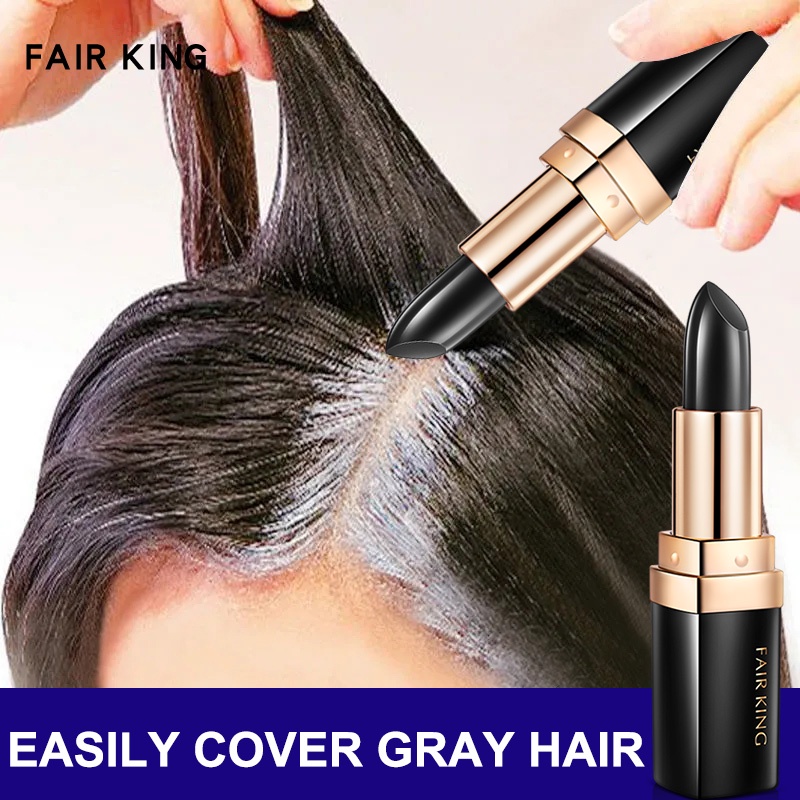 FAIR KING One-Time Hair dye Instant Black Root Coverage Hair Color Modify  Cream Stick Temporary Cover Up White Hair Colour Dye Treatments | Shopee  Malaysia