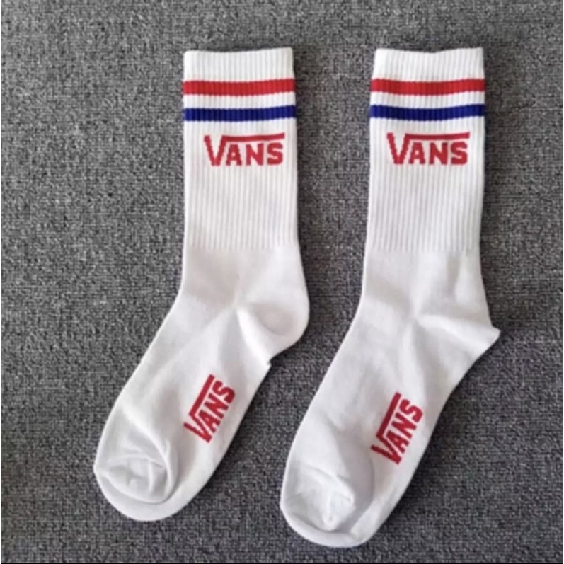 ?? New Letters Women Men Long Cotton VANS Socks Stripe Hipster High Sock