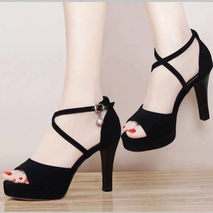 Bswst1w01 Kasut Tumit Tinggi Wanita Platform 2021 Womens Super High Heel Stiletto Womens Shoes 2884