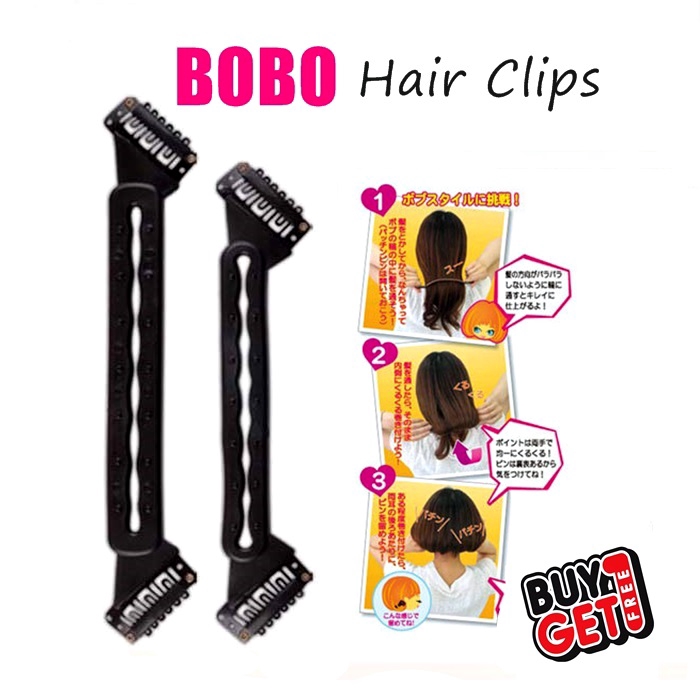 (Fast shipping)Bobo Hair Clips Set ( Buy 1 Get 1 Free) Shopee Malaysia