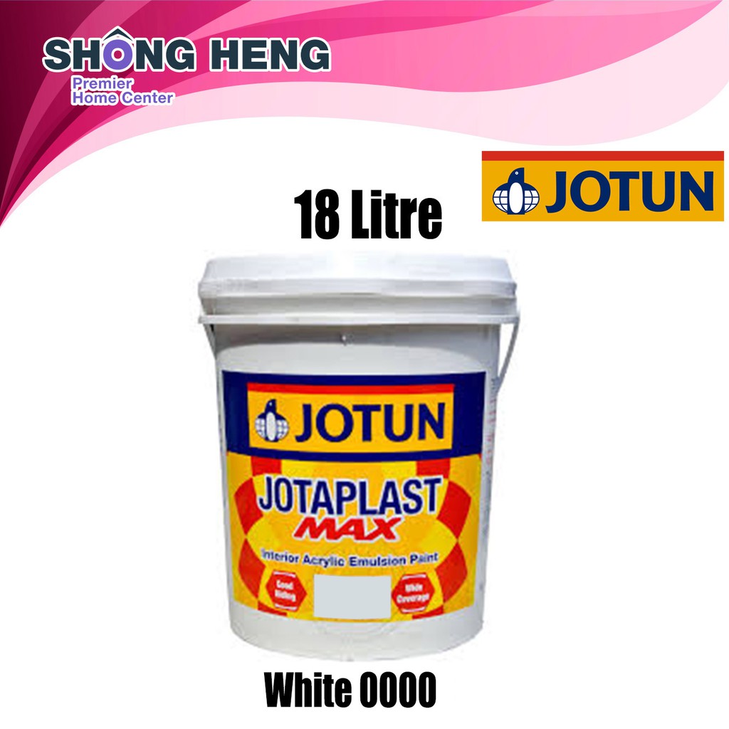 Jotun Paint Jotaplast Max 0000 (White) 18L Shopee Malaysia