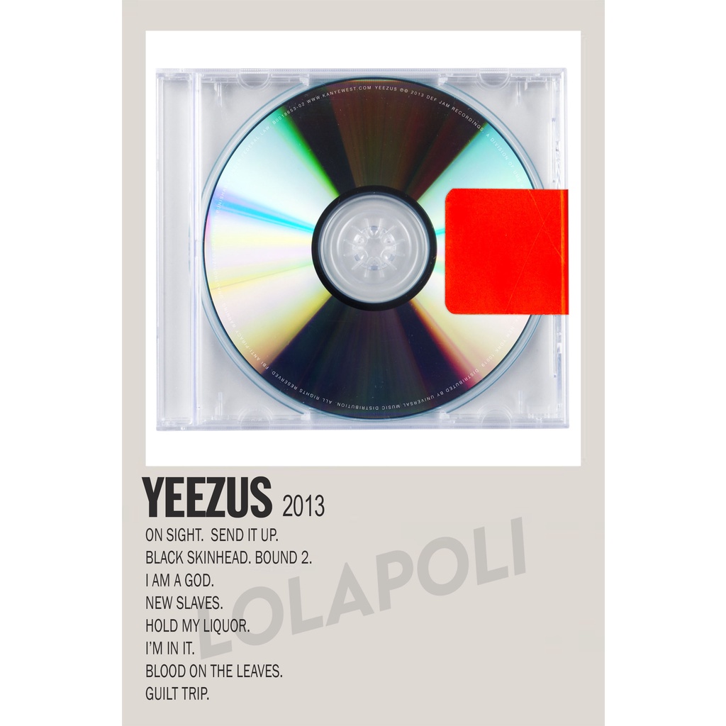 Yeezus Album Poster - Kanye West | Shopee Malaysia