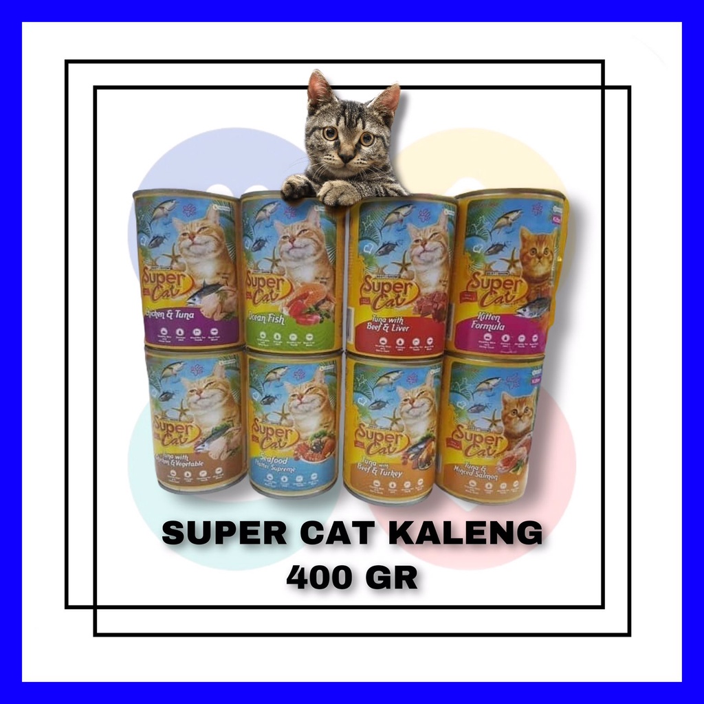 Canned SUPER CAT SUPER CAT Food 400Gram GRAM | Shopee Malaysia