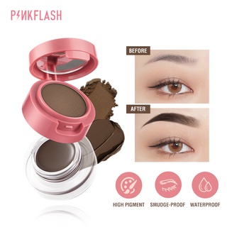 Image of PINKFLASH 2-in-1 duo effect eyebrow cream & powder gel pomade Eyeliner Waterproof smudge-proof high pigment lasting Multi-uses