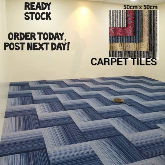 TERMURAH! Carpet Tiles 50CM x 50CM Shopee Malaysia