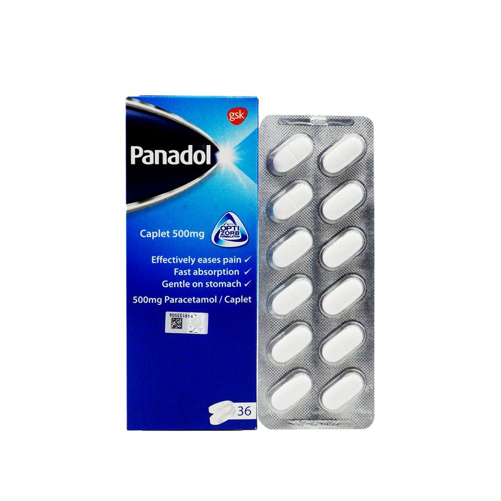 Panadol with Optizorb Pain Relief/Fever/Headache (12 Tablets / 36