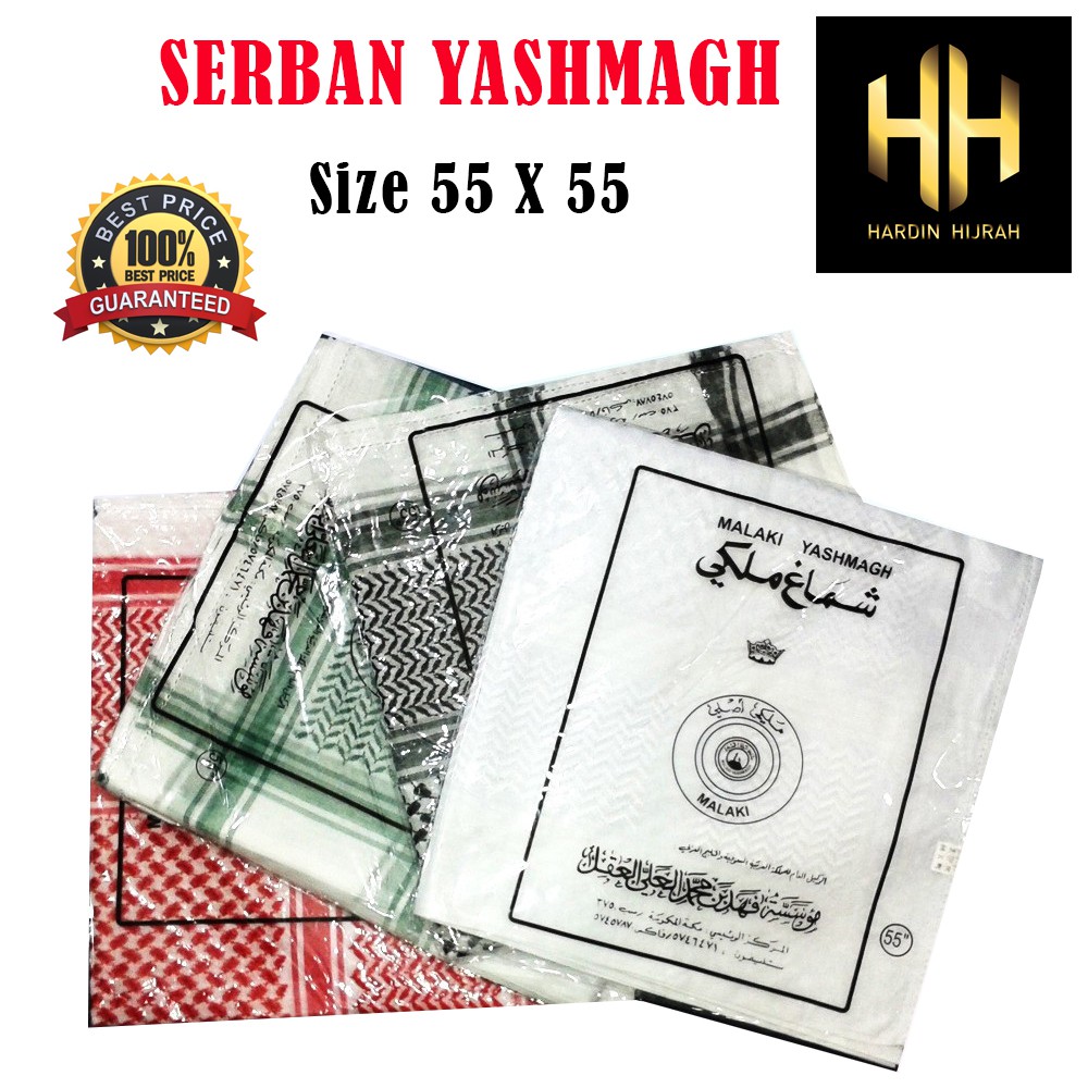  Serban  Malaki Yashmagh Size 55 X 55 Shopee Malaysia