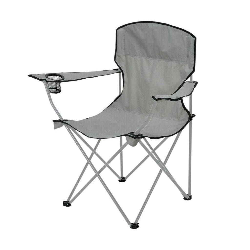 Portable Folding Chair Picnic Fishing Camping BBQ Beach Large Seat Outdoor Stool Kerusi Besar Rehat ( HY-8020-1 )
