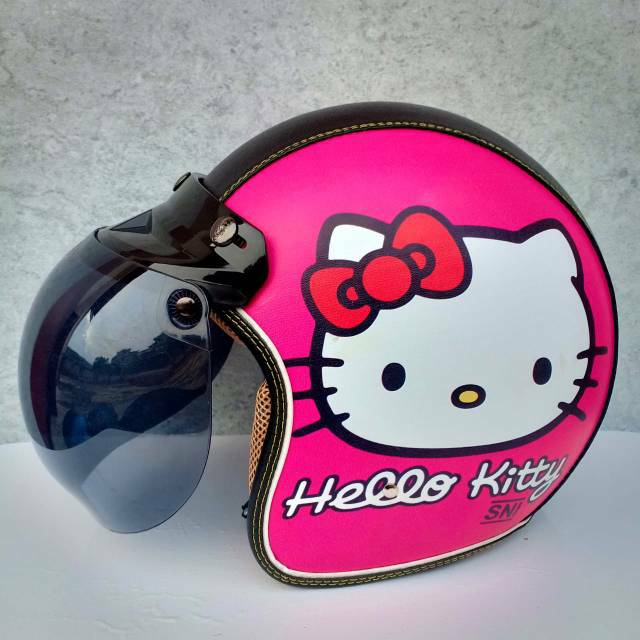 Adult Hello Kitty Character Bogo Helmet Shopee Malaysia