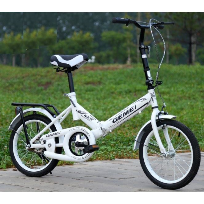 20 Inch Folding Bike Foldable Bicycle Single Speed Ultra Light Portable ...