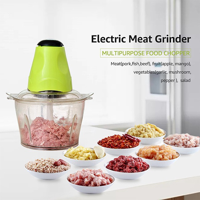 READY STOCK🔥FRIMO Animora Automatic Electric Meat Grinder Mincer Green Chopper Slicer Vegetables Fruits Kitchen Grimo