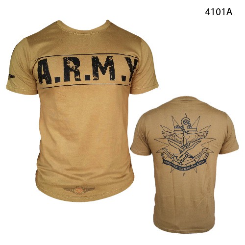 T SHIRT KEMEJA ELITE TACTICAL GEAR ARMY POLICE MILITARY KHAKIS / ATM