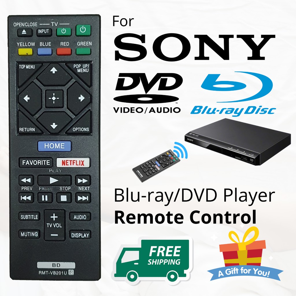 Sony Blu Ray Dvd Disc Player Rmt Vb1u Remote Control p S3700 p Bx370 p S1700 ps3700 pbx370 ps1700 Shopee Malaysia