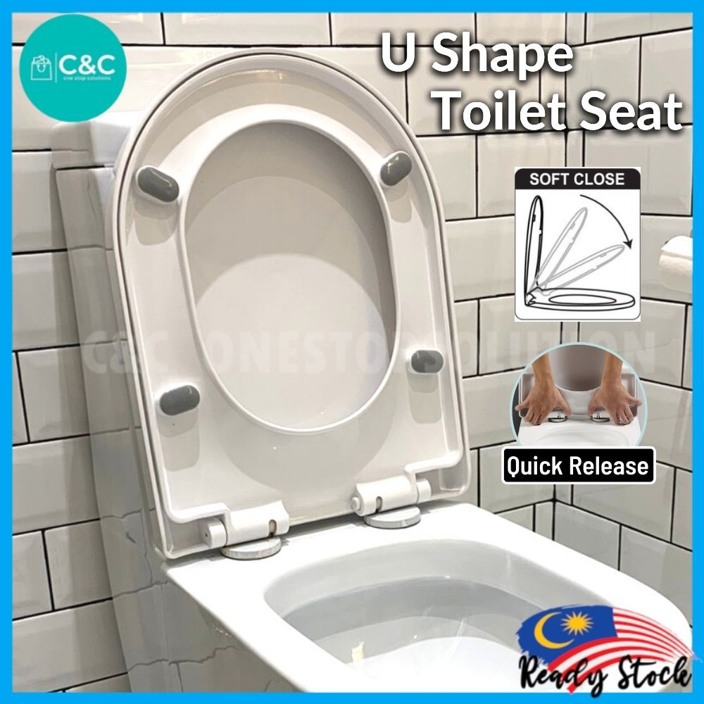 Heavy Duty U Shape Toilet Seat Cover With Soft Close ...