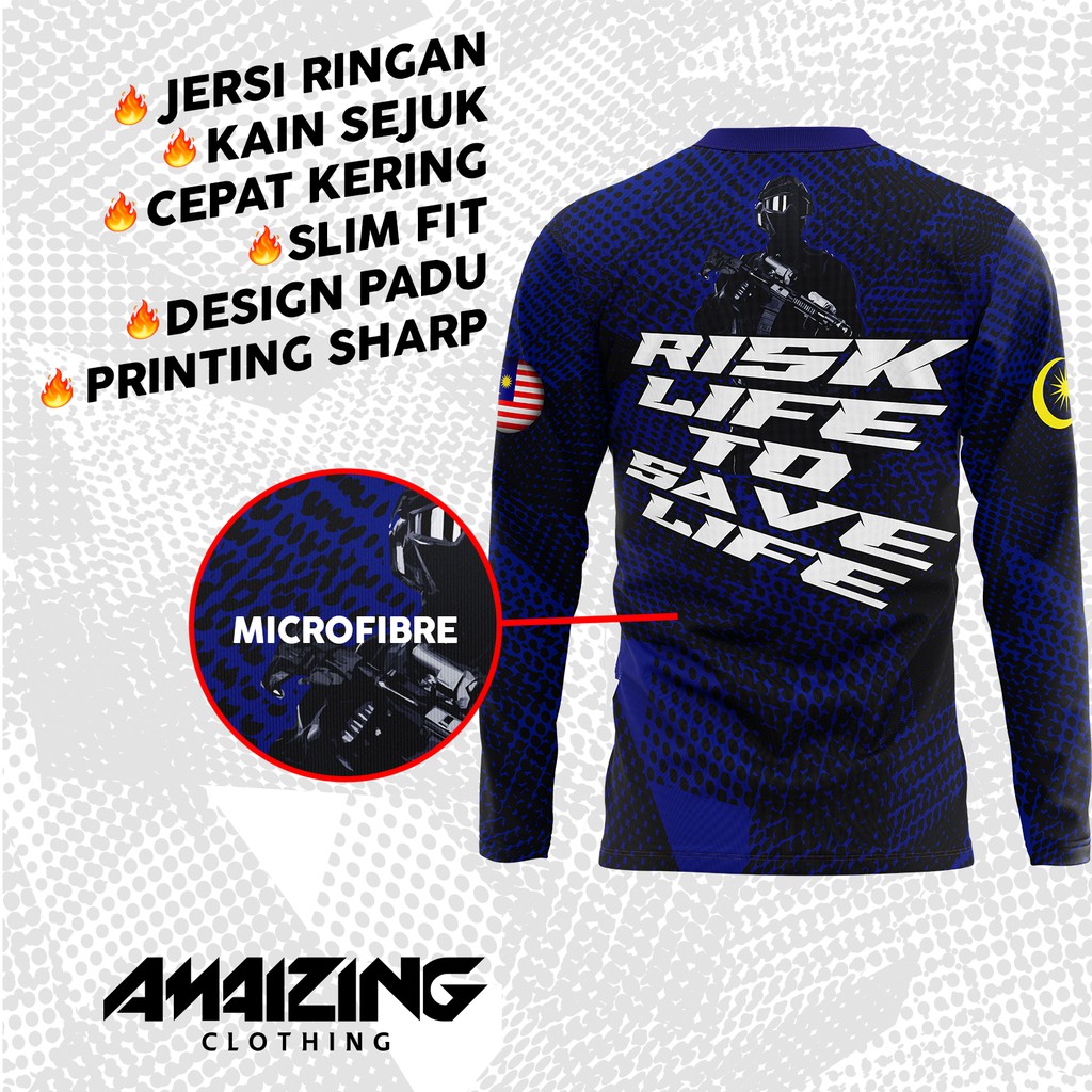 [READY STOCK]JERSI MICROFIBE SPECIAL FORCE (JERSI FRONTLINER) | Shopee ...