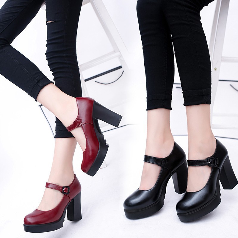 women's mary jane heels