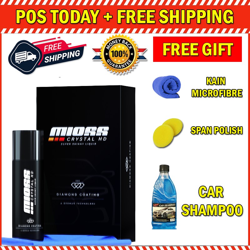 Mioss Coating Original | Pengilat Kereta | Car Wax | Car ...