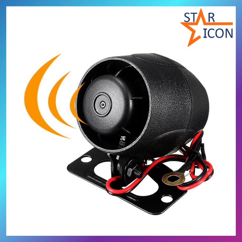 Universal 12V DC 20W 1 Tone Super Loud Small Car Alarm Siren Horn