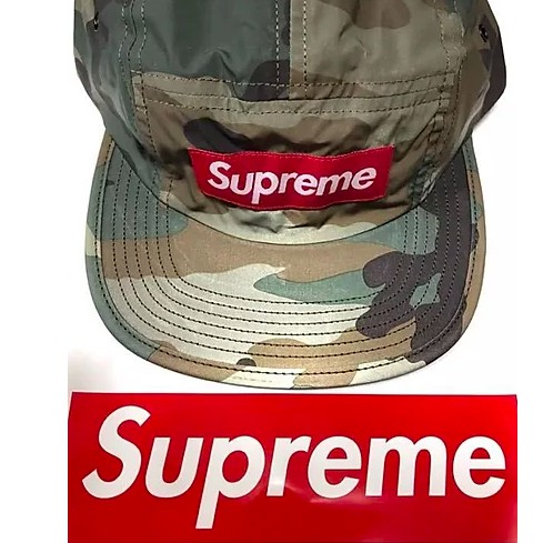 reflective camo camp cap