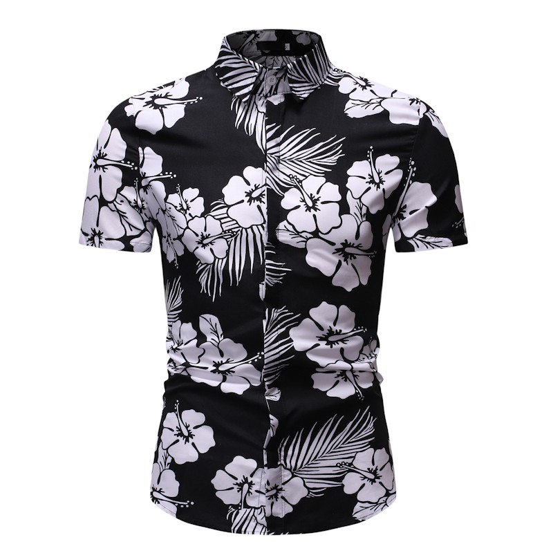 black floral shirt mens