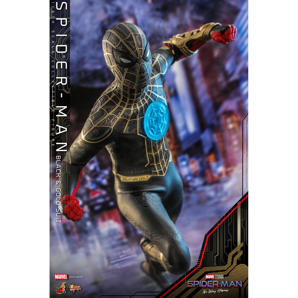 Ready Stock] Hot Toys - MMS604 - Spider-Man: No Way Home-1/6th scale  Spider-Man (Black & Gold Suit) Collectible Figure | Shopee Malaysia