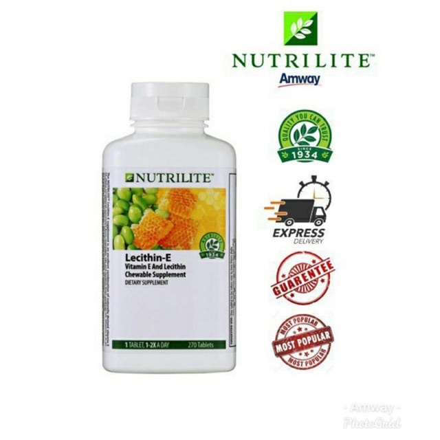 Amway NUTRILITE LecithinE or Lecithin E (150 Tablets / 270 Tablets