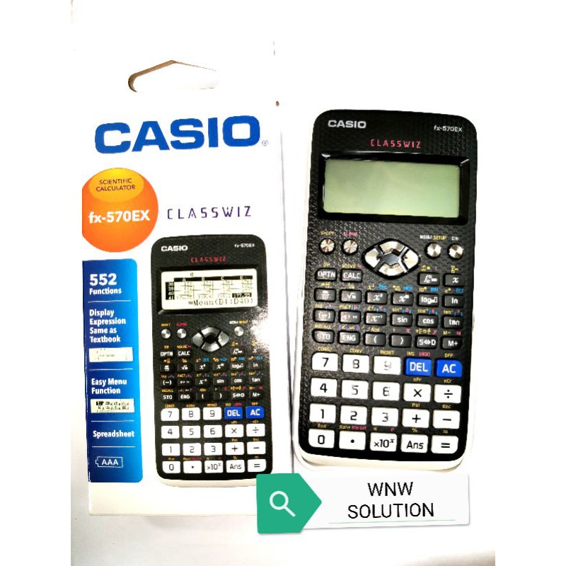 Casio Scientific Calculator 570EX | Shopee Malaysia