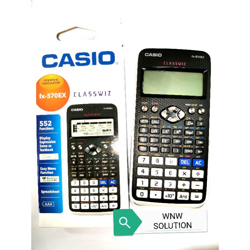 Casio Scientific Calculator 570EX Shopee Malaysia