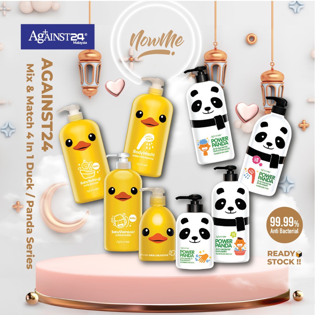 Against24 Body Wash/ Baby Shampoo/ Baby Bathing/ Hand Wash (Duck