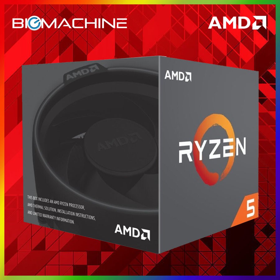 AMD RYZEN 5 2600 PROCESSOR WITH WRAITH STEALTH COOLER visual data 2