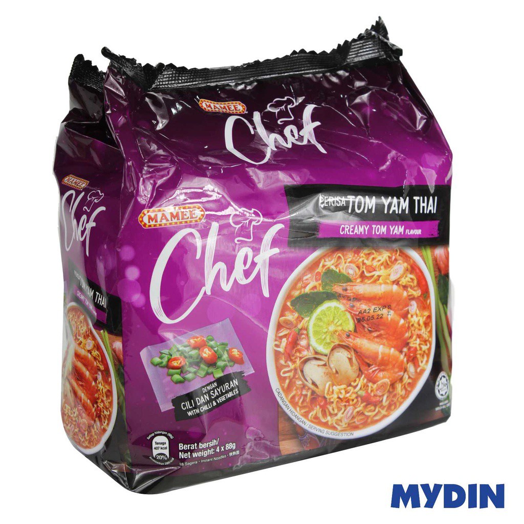 Mamee Chef Instant Noodle Creamy Tom Yam Flavour X G