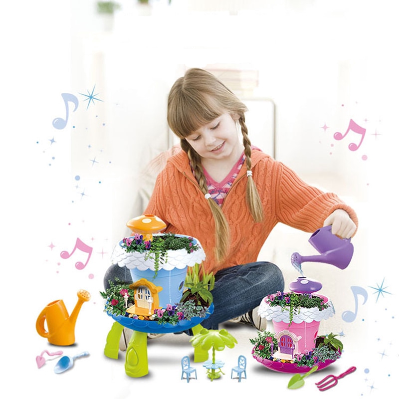 Diy Fairytale Garden Cottage Pretend Play Culture Potted Magic