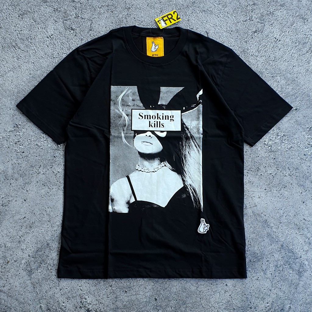 T Shirt Tshirt Fr2 Smoking Kills Ariana Grande Black Mirror Original Shopee Malaysia