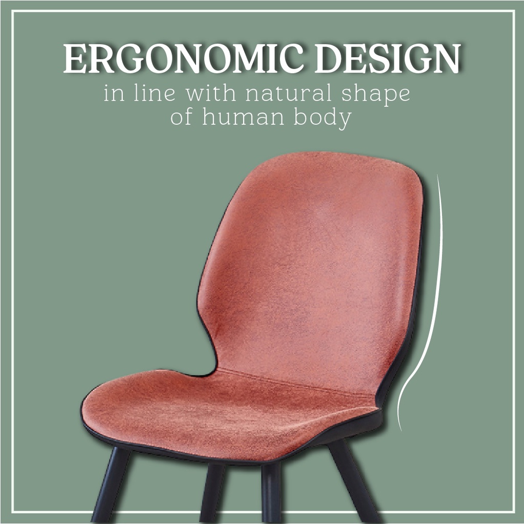 FINSSO : ROSSA Modern Dining Chair Designer Chair