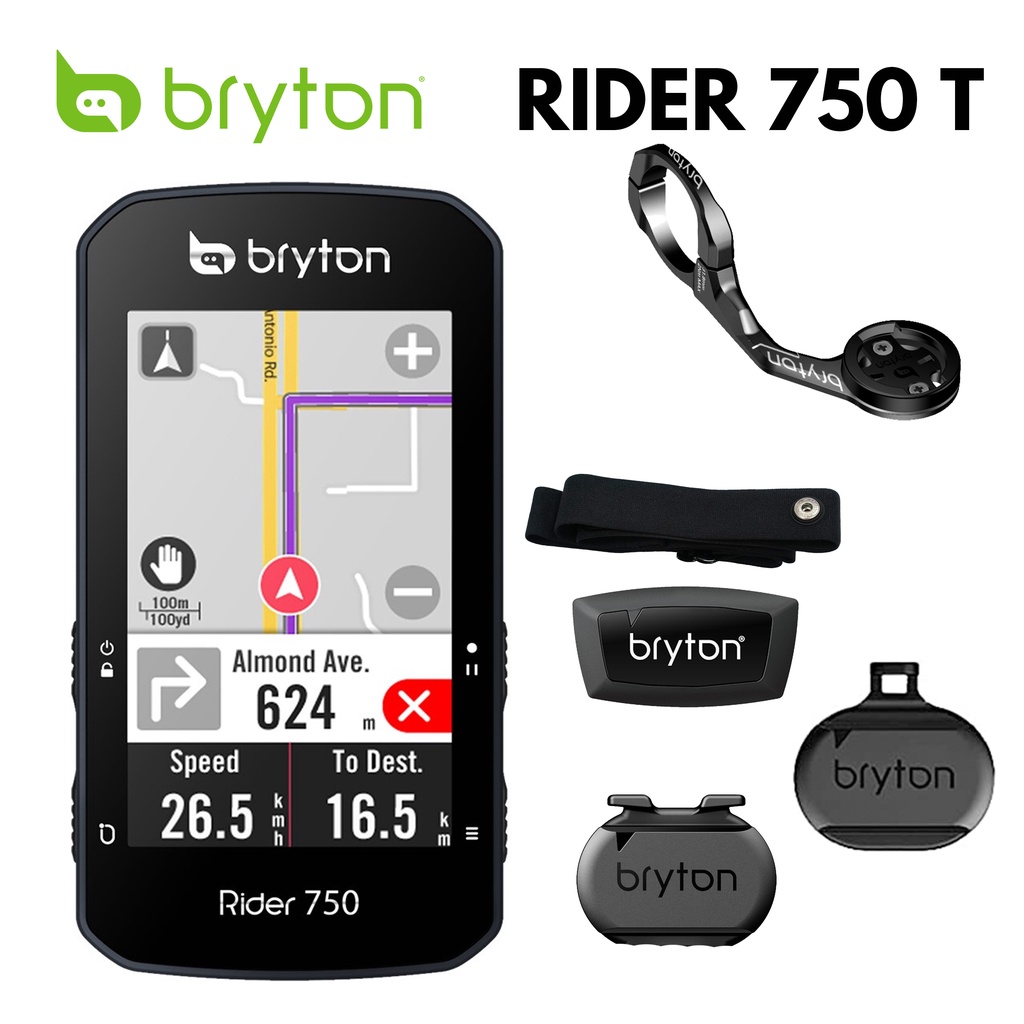 BRYTON RIDER 750 T_BT08 (Meter, Sport Mount, Cadence Sensor, Speed Sensor and Heart Rate Monitor 