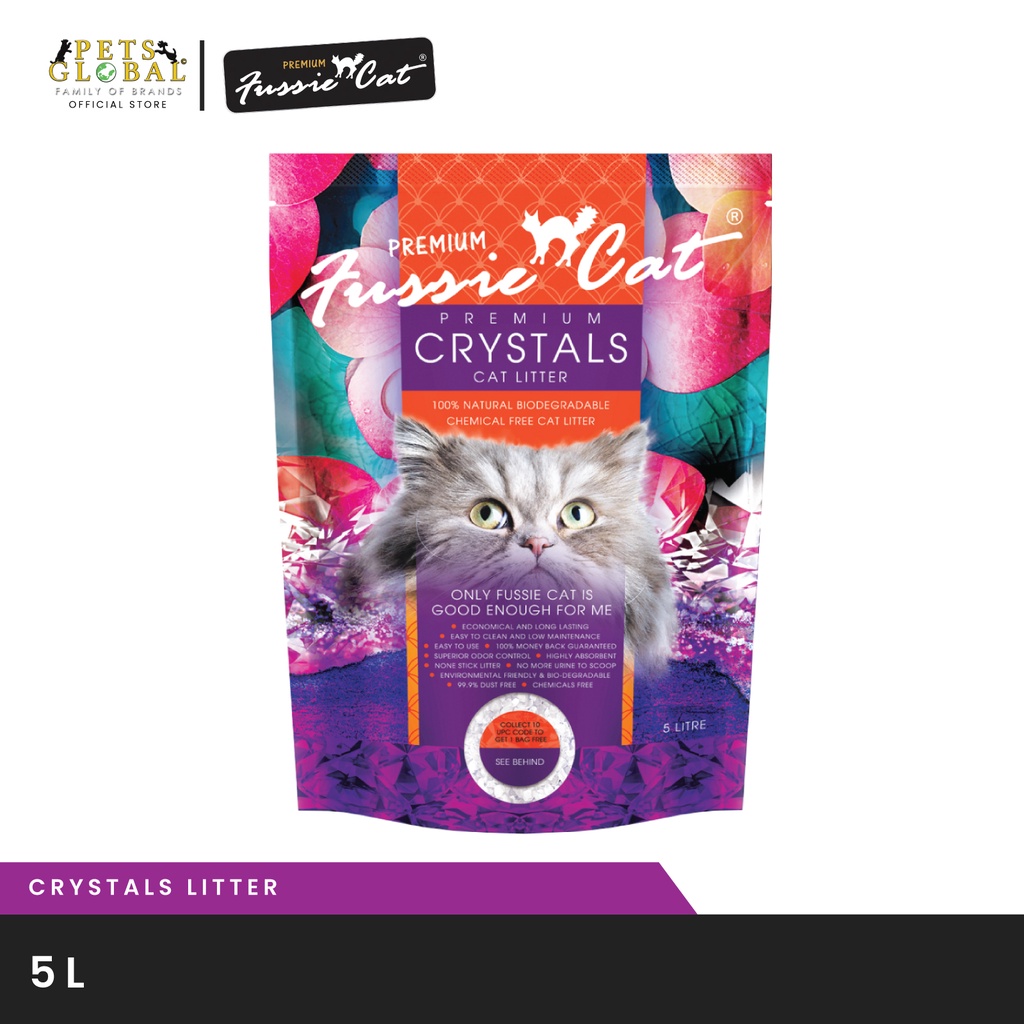 Fussie Cat Crystals Cat Litter 5L Shopee Malaysia