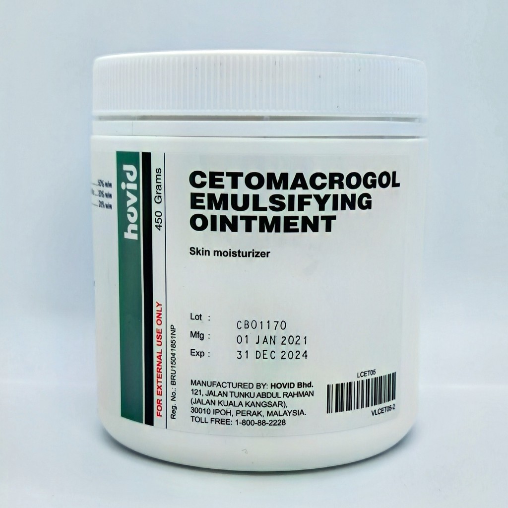 Hovid Cetomacrogol Emulsifying Ointment 450g Shopee Malaysia