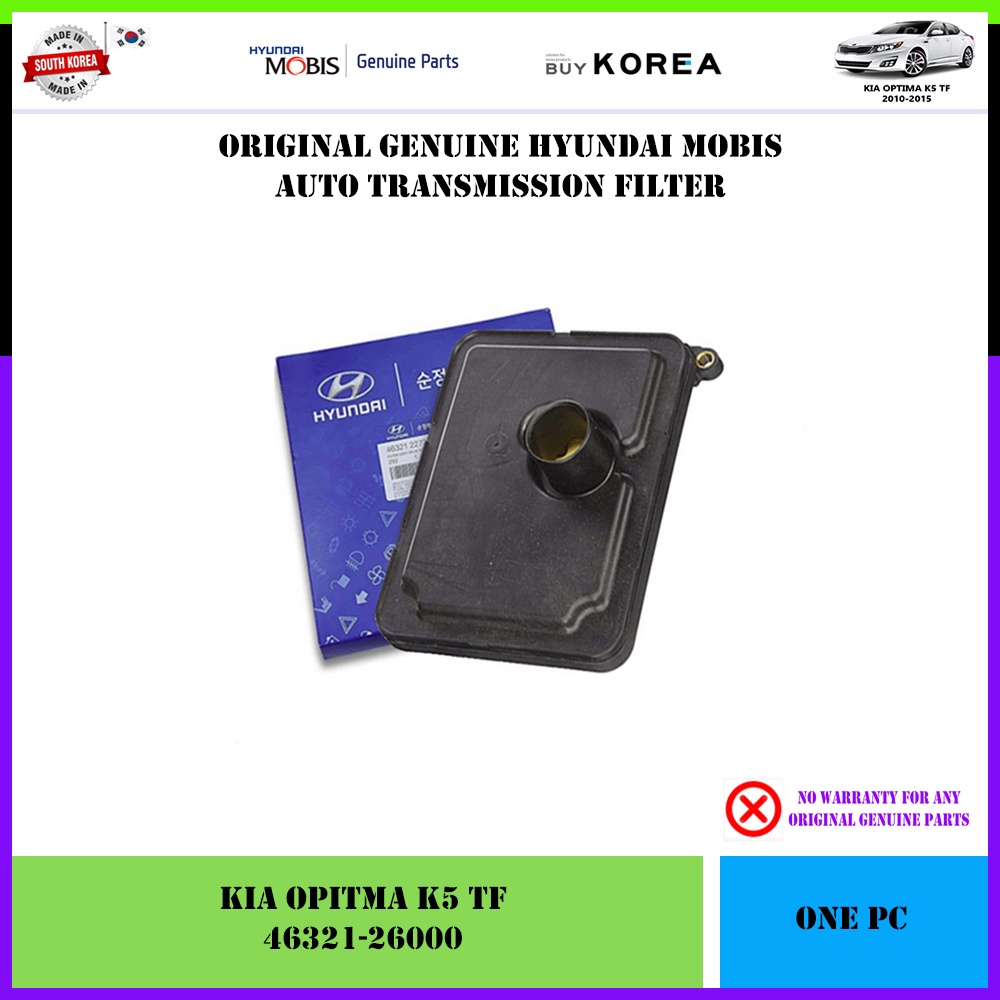 Kia Optima K5 TF 20112017 Genuine Hyundai Mobis Auto Transmission