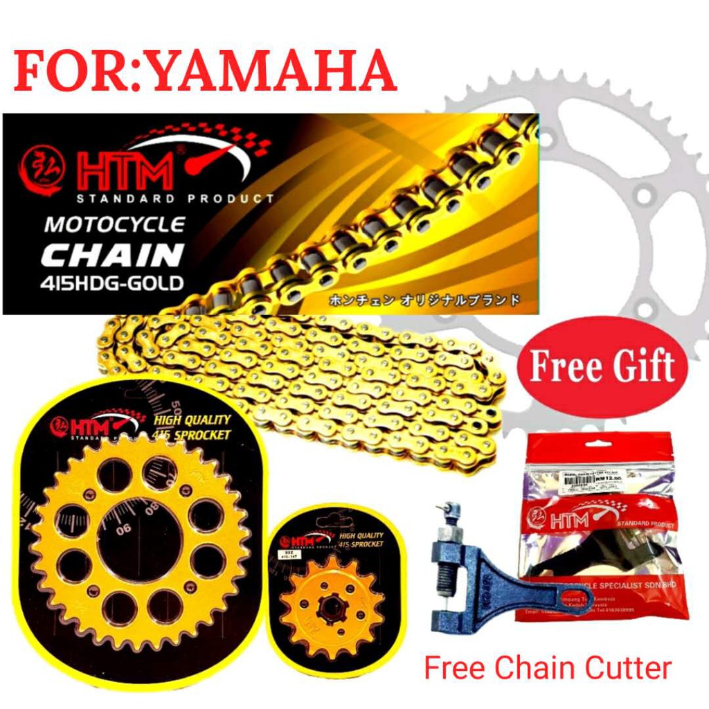 yamaha rxz chain sprocket