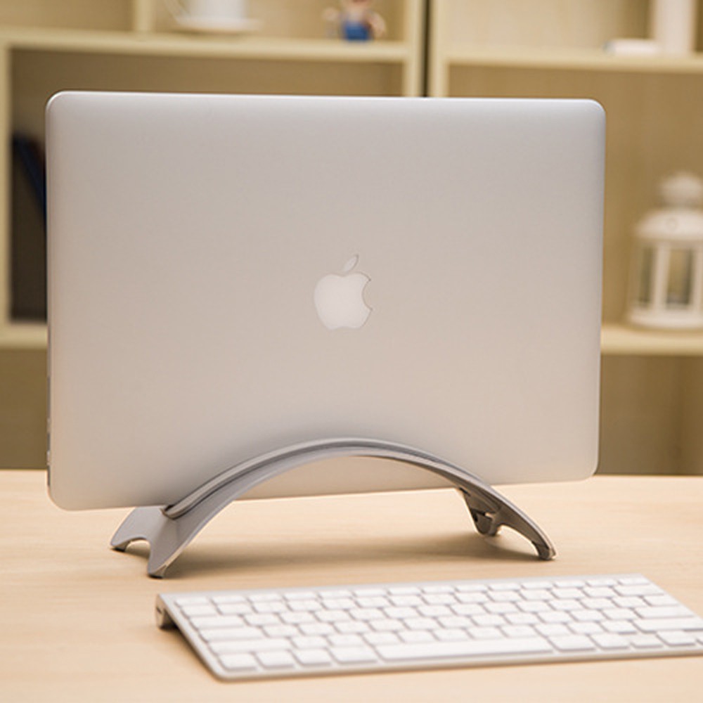 Vertical Laptop Macbook Stand Holder With Slot More Desktop Space