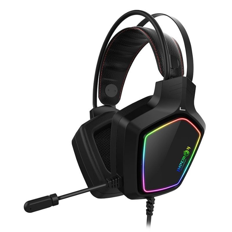 IMPERION Gaming Headset HS-G51 Silver Shield RGB USB With Microphone ...