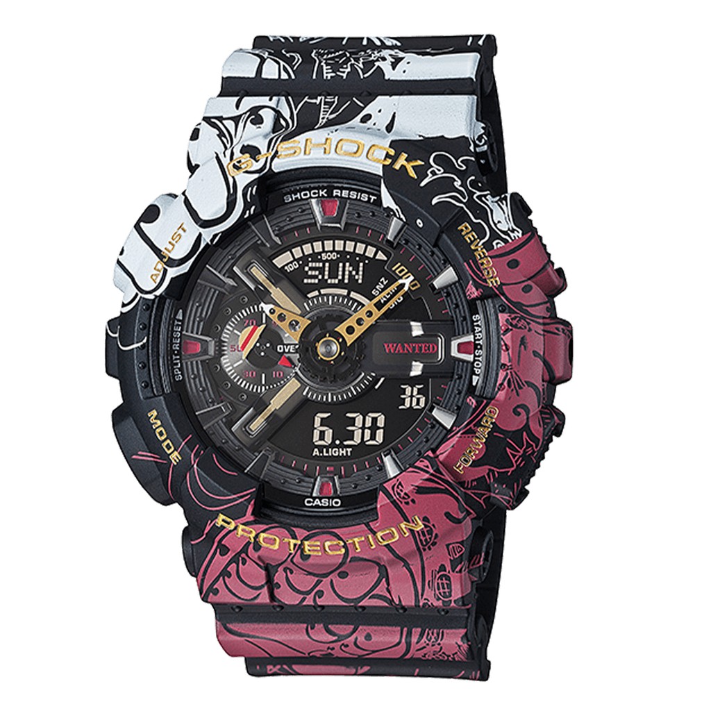 Casio G-shock One Piece GA-110JOP-1A4 LUFFY LIMITED EDITION 100% ...