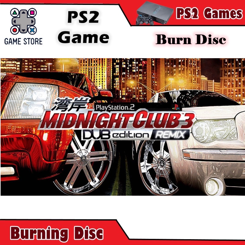 ? Ready Stock ? Midnight Club Street Racing / Midnight Club II / Midnight  Club 3 DUB Edition / Remix PS2 Games BurnDisc | Shopee Malaysia