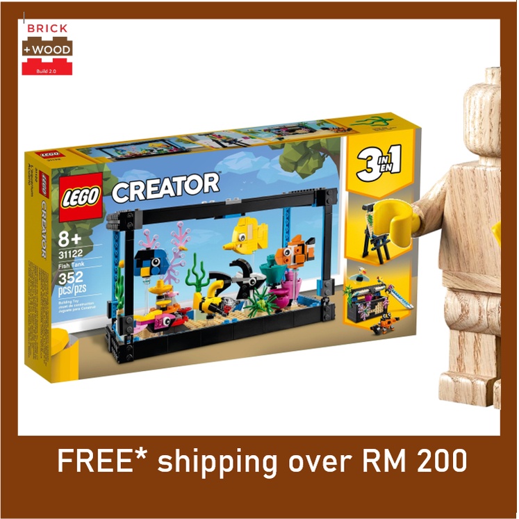 BW2 LEGO 31122 Creator 3in1 Fish Tank (352 Pcs) Shopee Malaysia