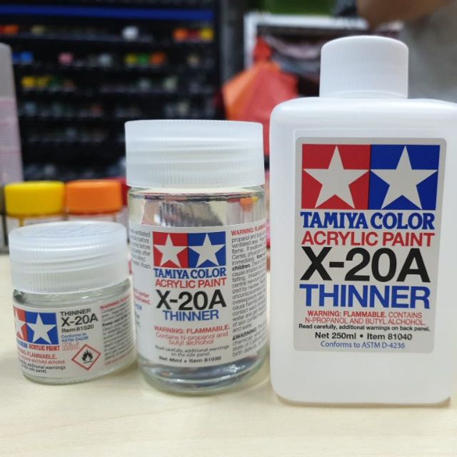 Tamiya X-20A acrylic thinner | Shopee Malaysia