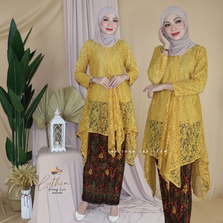 M L XL Luthia kurung kebarung lace batik tunang annual dinner baju M L XL Luthia kurung kebarung lace batik tunang annual dinner baju