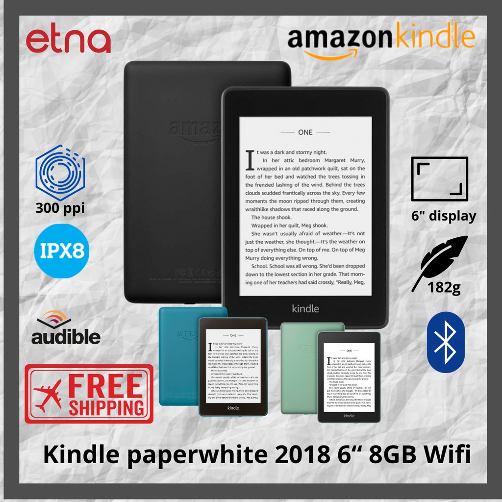 Электронная книга amazon kindle paperwhite 2018 8gb обзор