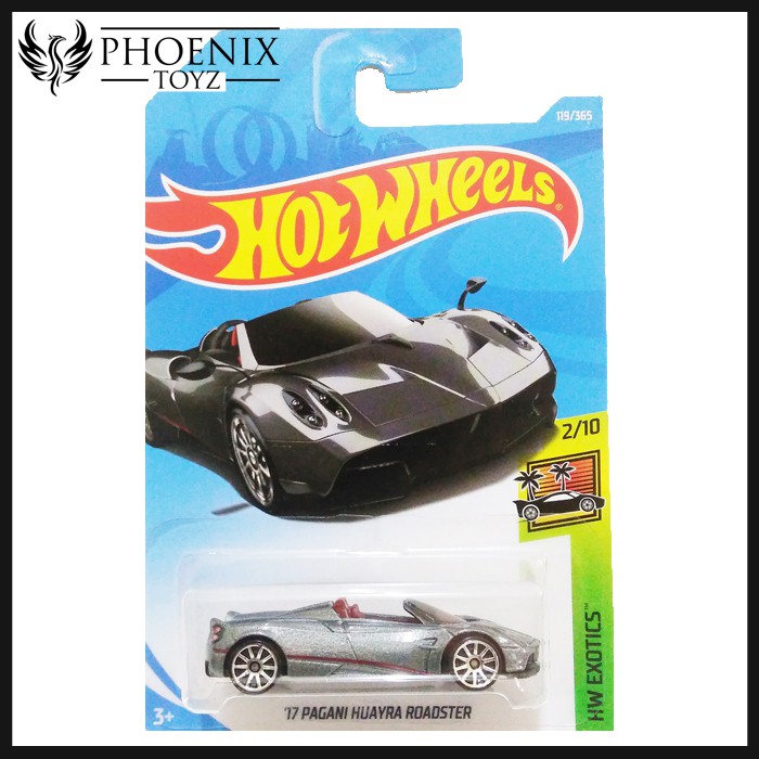 Hot Wheels 17 Pagani Huayra Roadster Grey Shopee Malaysia 7990